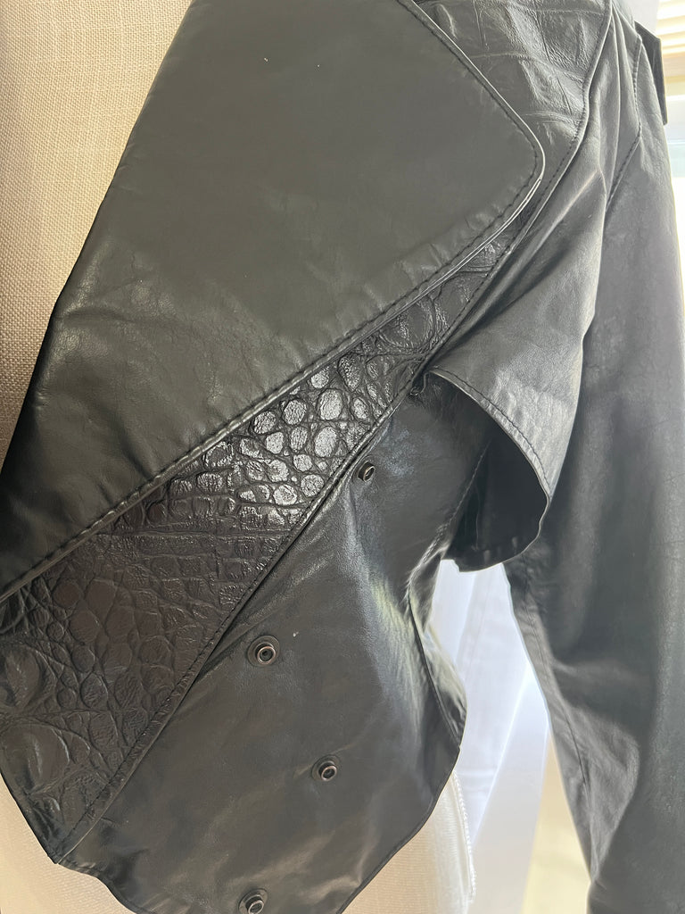 Outerwear by Phoenix Black Leather Jacket - M